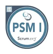 Professional Scrum Master 1 (PSM 1) logo